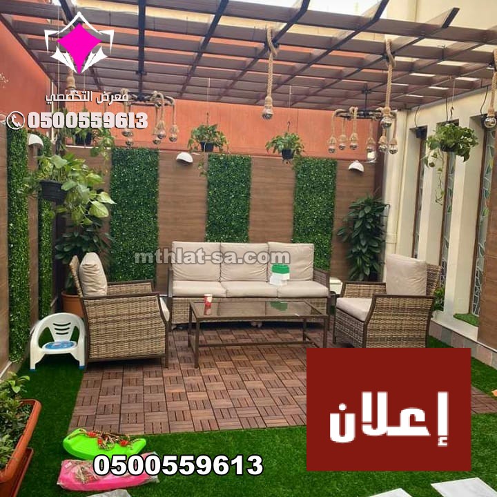 محلات تركيب برجولات خشب مودرن للحوش في الرياض