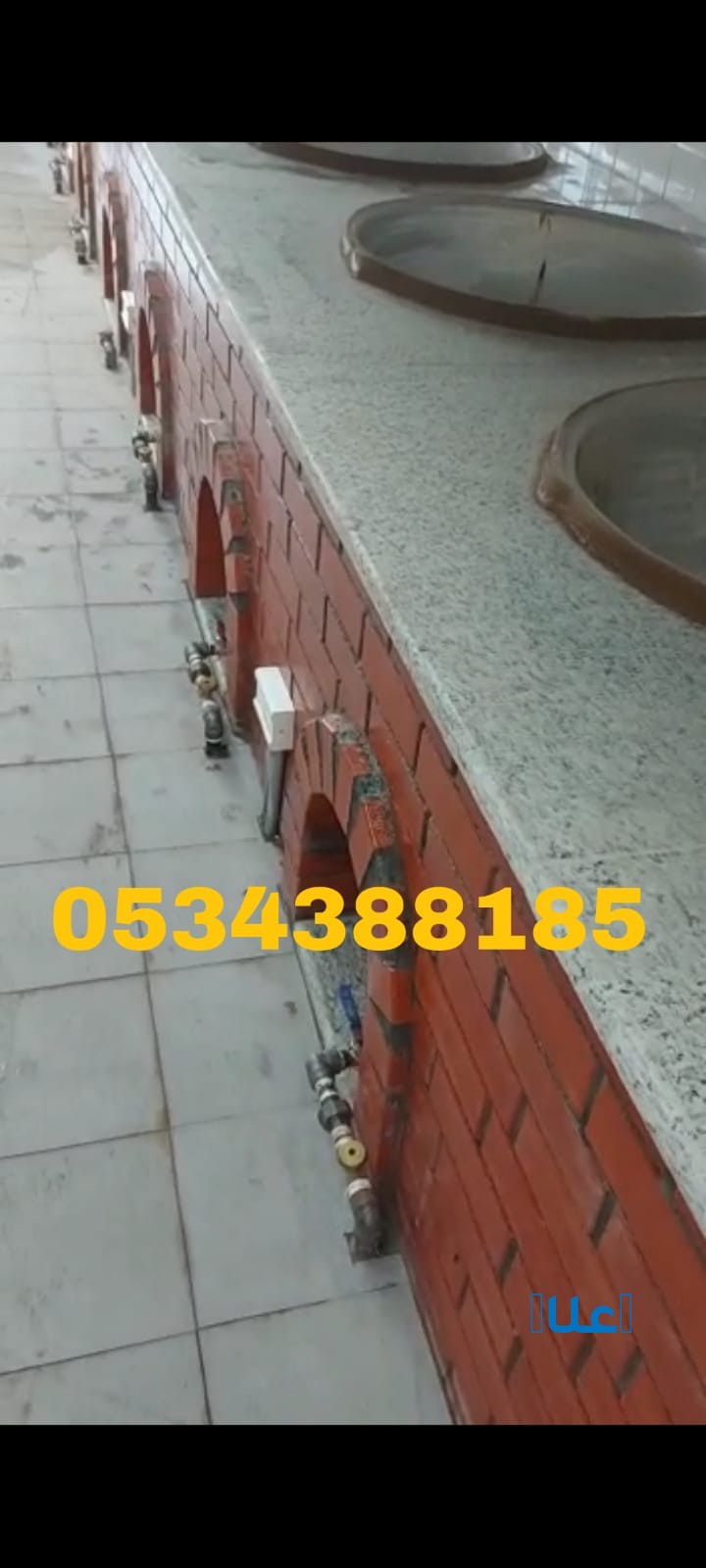 أعمال بناء أفران وشوايات طوب أحمر بأعلى جودة