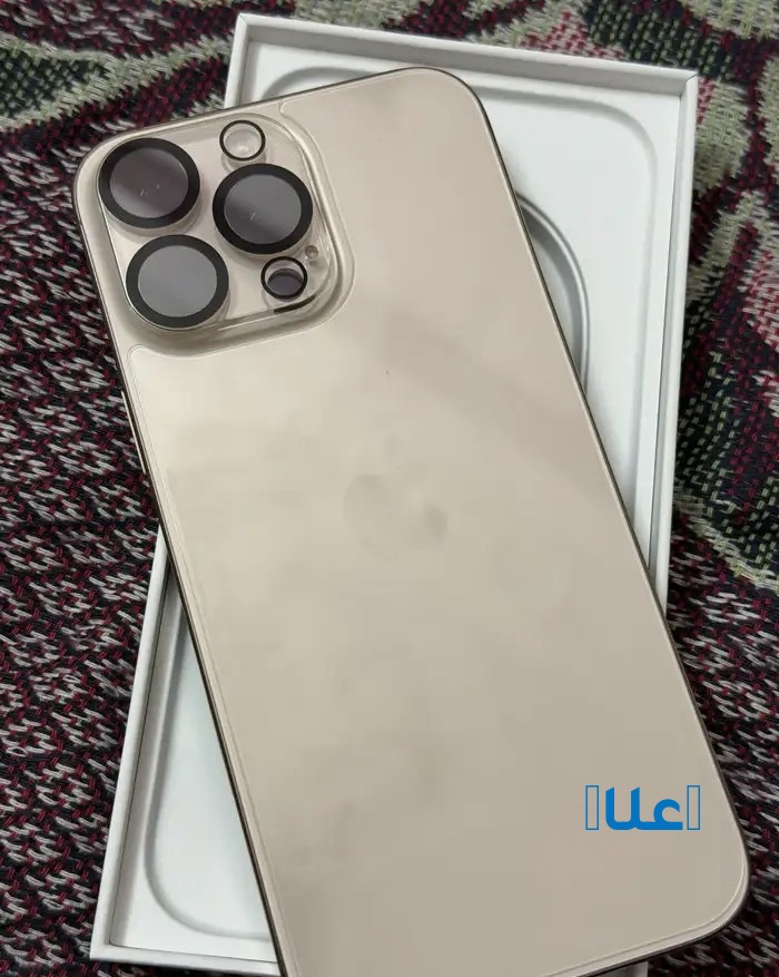 ايفون 16برو ماكس 512 جيجا تيتانيوم صحراوي