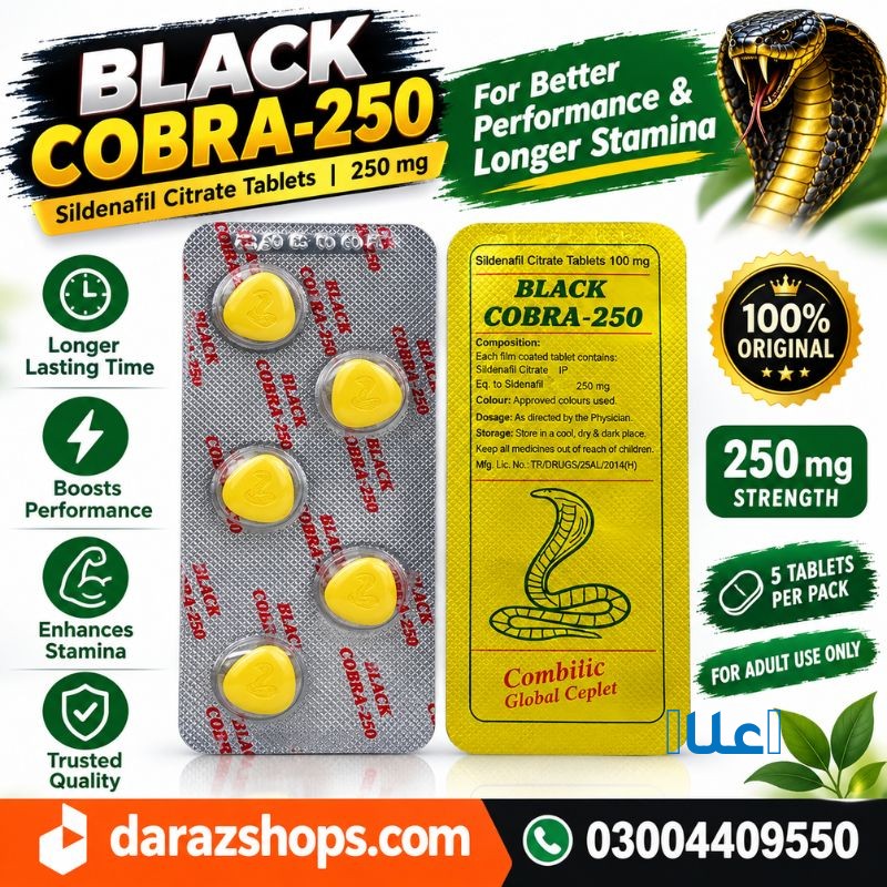 Black Cobra 250mg Timing Attock 03004409550