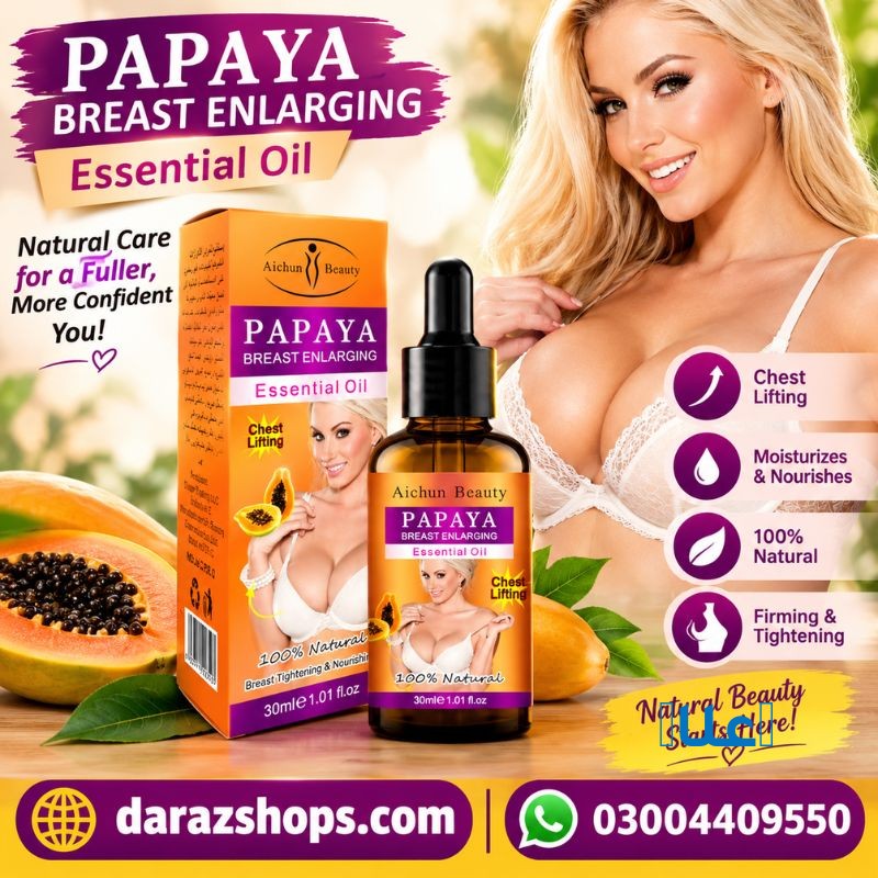 Papaya Breast Oil 30ml Shikarpur -03004409550