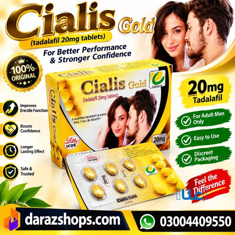 Cialis Gold Tablet 20mg In Lahore-03004409550
